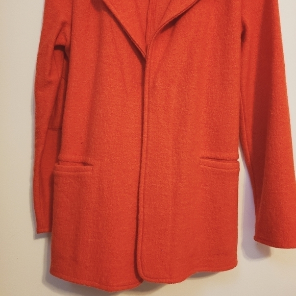 Anthropologie | Sparrow Women's Orange Wool Belted Jacket (Size Small) - Picture 6 of 16